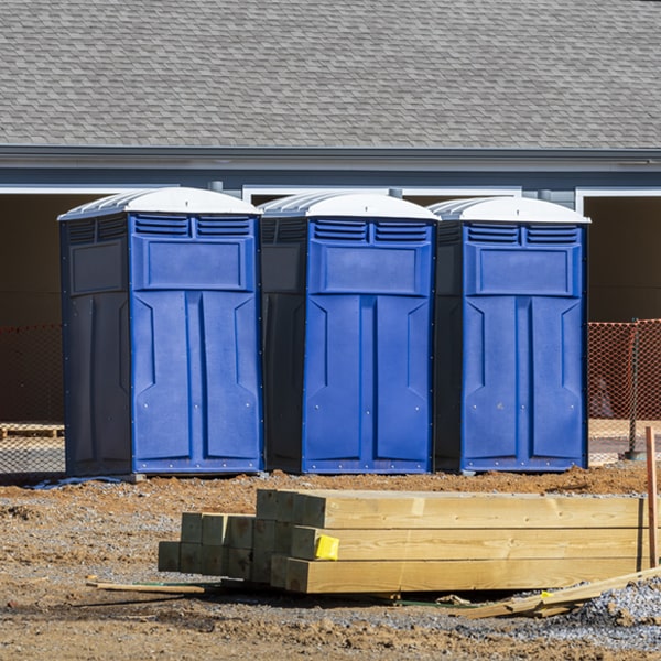 are there any restrictions on where i can place the porta potties during my rental period in Edon OH